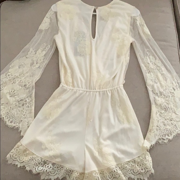Show Me Your Mumu White lace romper - Picture 3 of 4